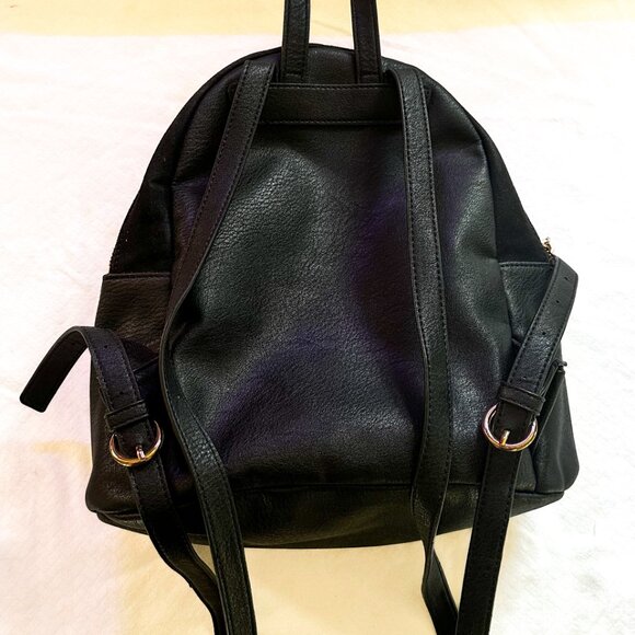 Lauren Conrad Contemporary HB Kate Black Backpack Purse/Handbag-AC089 - Picture 2 of 6